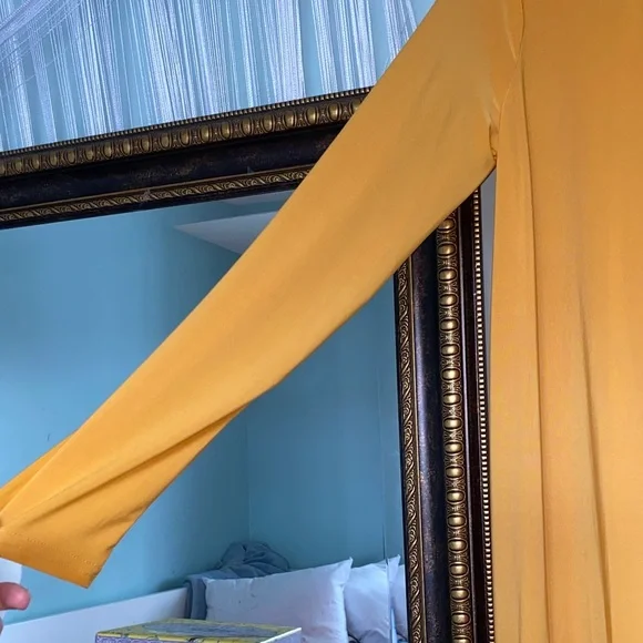 4 Piece Set Magenta & Mustard Long Duster Kimono Cardigans XXS NWT - Picture 5 of 17